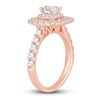 Thumbnail Image 2 of Diamond Engagement Ring 2 ct tw Round/Princess 14K Rose Gold