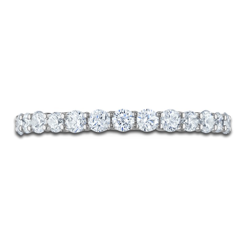 Vera Wang WISH Diamond Anniversary Band 1 ct tw Round 18K White Gold