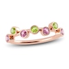 Thumbnail Image 1 of Juliette Maison Natural Peridot & Natural Pink Tourmaline Ring 10K Rose Gold