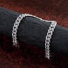 Thumbnail Image 5 of Diamond Cuban Link Bracelet 2-7/8 ct tw Round 10K White Gold 7"