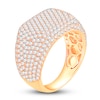 Thumbnail Image 2 of Men's Lab-Grown Diamond Ring 3-1/2 ct tw Round 14K Yellow Gold