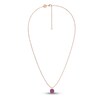 Thumbnail Image 2 of Juliette Maison Natural Amethyst Pendant Necklace 10K Rose Gold