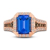 Thumbnail Image 1 of Le Vian Natural Tanzanite Ring 5/8 ct tw Diamonds 14K Strawberry Gold