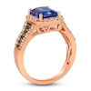 Thumbnail Image 2 of Le Vian Natural Tanzanite Ring 5/8 ct tw Diamonds 14K Strawberry Gold