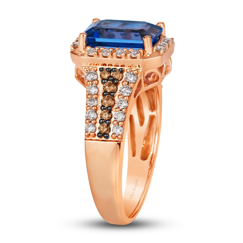 Le Vian Natural Tanzanite Ring 5/8 ct tw Diamonds 14K Strawberry Gold