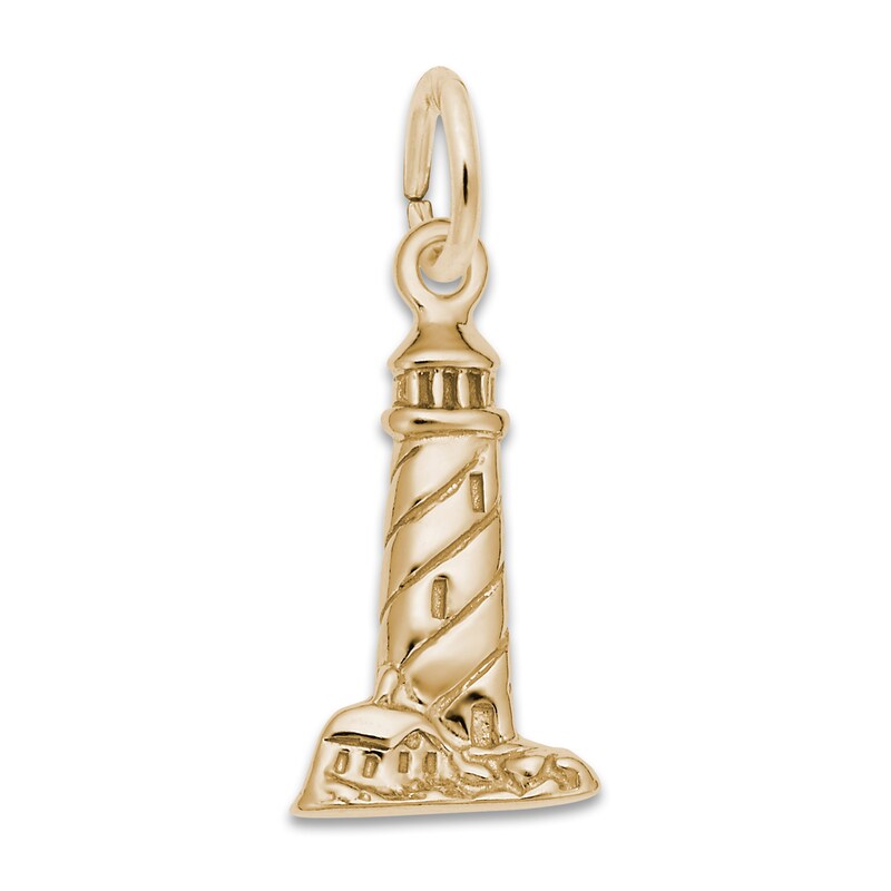Lighthouse Charm 14K Yellow Gold