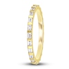 Thumbnail Image 2 of Diamond Eternity Band 3/8 ct tw Baguette 14K Yellow Gold