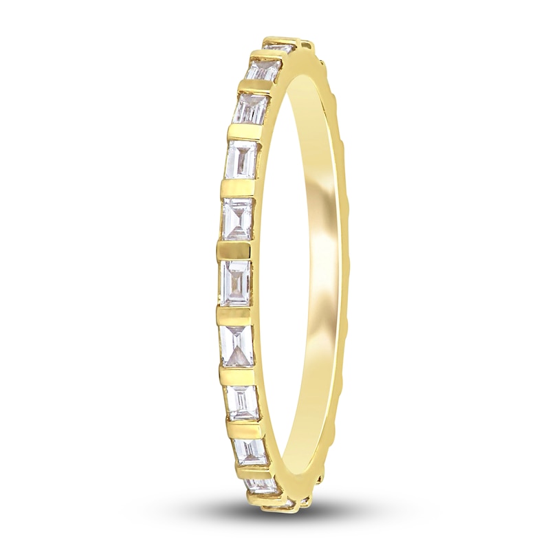 Main Image 2 of Diamond Eternity Band 3/8 ct tw Baguette 14K Yellow Gold