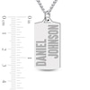 Thumbnail Image 2 of Engravable Dog Tag Bracelet Yellow Gold-Plated Sterling Silver 22"