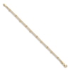 Thumbnail Image 2 of High-Polish Dual Strand Bead Station Bracelet 14K Yellow Gold 7.5"