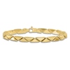 Thumbnail Image 3 of High-Polish Stampato Bracelet 14K Yellow Gold 7.5"