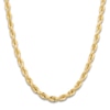 Thumbnail Image 2 of Men's Solid Quad Rope Chain Necklace 14K Yellow Gold 7.0mm 24"