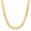 Thumbnail Image 1 of Solid Herringbone Chain Necklace 14K Yellow Gold 18" 10mm