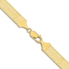 Thumbnail Image 2 of Solid Herringbone Chain Necklace 14K Yellow Gold 18" 10mm