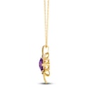 Thumbnail Image 1 of Le Vian Wrapped In Chocolate Natural Amethyst Pendant Necklace 1/5 ct tw Diamonds 14K Honey Gold 19"