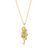 Thumbnail Image 3 of Le Vian Wrapped In Chocolate Natural Amethyst Pendant Necklace 1/5 ct tw Diamonds 14K Honey Gold 19"