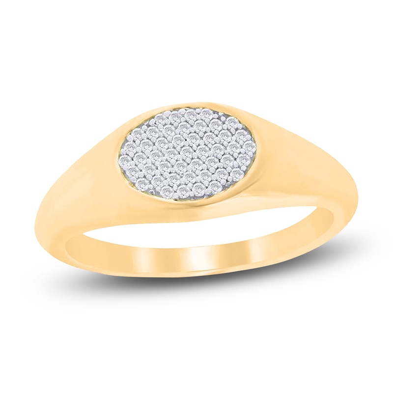 Main Image 1 of Diamond Ring 1/10 ct tw Round 14K Yellow Gold