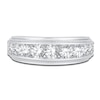 Thumbnail Image 3 of Men's Diamond Wedding Band 2 ct tw Round 14K White Gold