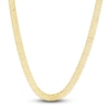 Thumbnail Image 1 of Hollow Multi-Row Bismark Chain Necklace 14K Yellow Gold 18" 7.0mm