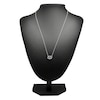 Thumbnail Image 3 of Diamond Cancer Necklace 1/10 ct tw Round 14K Yellow Gold 16.75"