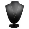 Thumbnail Image 3 of Diamond Libra Necklace 1/10 ct tw Round 14K Yellow Gold 16.75"