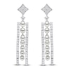 Thumbnail Image 1 of Yoko London Akoya Cultured Pearl Dangle Earrings 1-1/2 ct tw Diamonds 18K White Gold