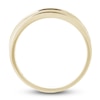 Thumbnail Image 2 of Men's Diamond Wedding Band 1/2 ct tw Round 14K Yellow Gold