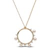 Thumbnail Image 1 of Yoko London Akoya Cultured Pearl Necklace 1/5 ct tw Diamonds 18K Yellow Gold 18"