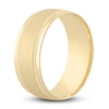 Thumbnail Image 2 of Men's Satin Wedding Band 14K Yellow Gold 8.0mm