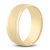 Thumbnail Image 1 of Men's Satin Wedding Band 14K Yellow Gold 8.0mm