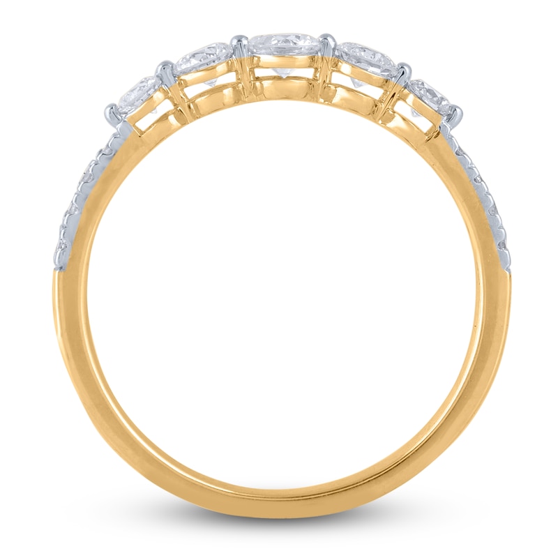 Main Image 2 of Diamond Ring 1/2 ct tw Round 14K Yellow Gold
