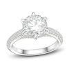 Thumbnail Image 1 of Certified Diamond Engagement Ring 2-1/2 ct tw Round 14K White Gold