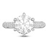 Thumbnail Image 3 of Certified Diamond Engagement Ring 2-1/2 ct tw Round 14K White Gold
