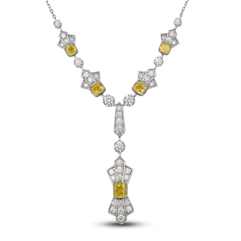Main Image 2 of Le Vian Natural Sunny Yellow Diamond Necklace 2-1/3 ct tw Platinum