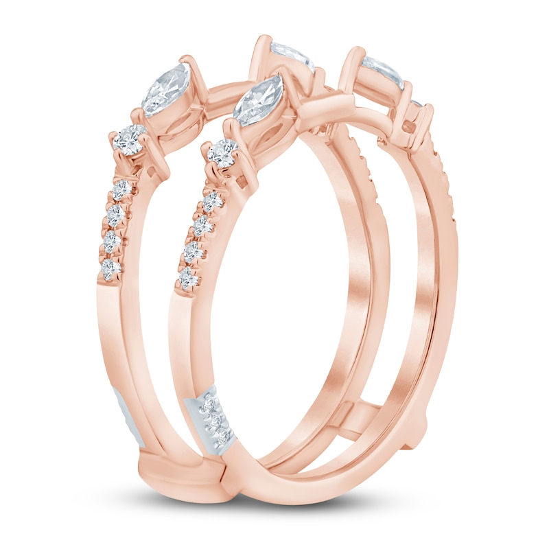 Main Image 2 of Pnina Tornai Round & Marquise-Cut Diamond Enhancer Band 1/2 ct tw 14K Rose Gold