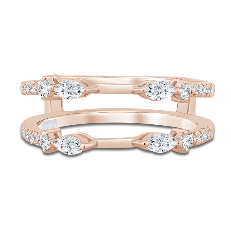 Main Image 3 of Pnina Tornai Round & Marquise-Cut Diamond Enhancer Band 1/2 ct tw 14K Rose Gold