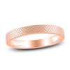 Thumbnail Image 1 of High-Polish Textured Wedding Band 14K Rose Gold 2.90mm