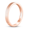 Thumbnail Image 2 of High-Polish Textured Wedding Band 14K Rose Gold 2.90mm