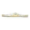 Thumbnail Image 3 of Round & Baguette-Cut Diamond Contour Anniversary Band 1/4 ct tw 14K Yellow Gold