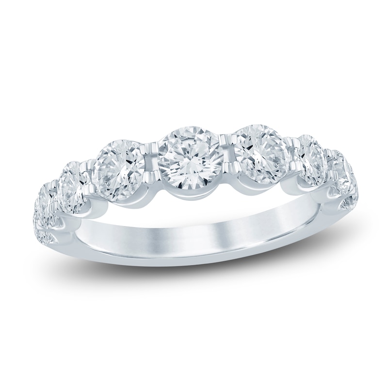 Main Image 1 of Lab-Grown Diamond Anniversary Ring 2 ct tw 14K White Gold