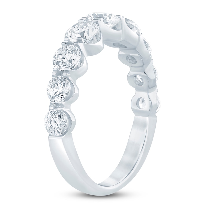Main Image 2 of Lab-Grown Diamond Anniversary Ring 2 ct tw 14K White Gold