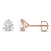 Thumbnail Image 1 of Certified Round-Cut Diamond Solitaire Stud Earrings 1/2 ct tw 18K Rose Gold (SI2/I)
