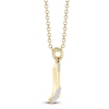 Thumbnail Image 3 of Shy Creation Diamond Accent Cowboy Boot Necklace 14K Yellow Gold 18" JR55001159RD