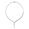 Thumbnail Image 1 of Pear, Marquise & Round-Cut Lab-Grown Diamond Y-Drop Necklace 7 ct tw 14K White Gold 18"