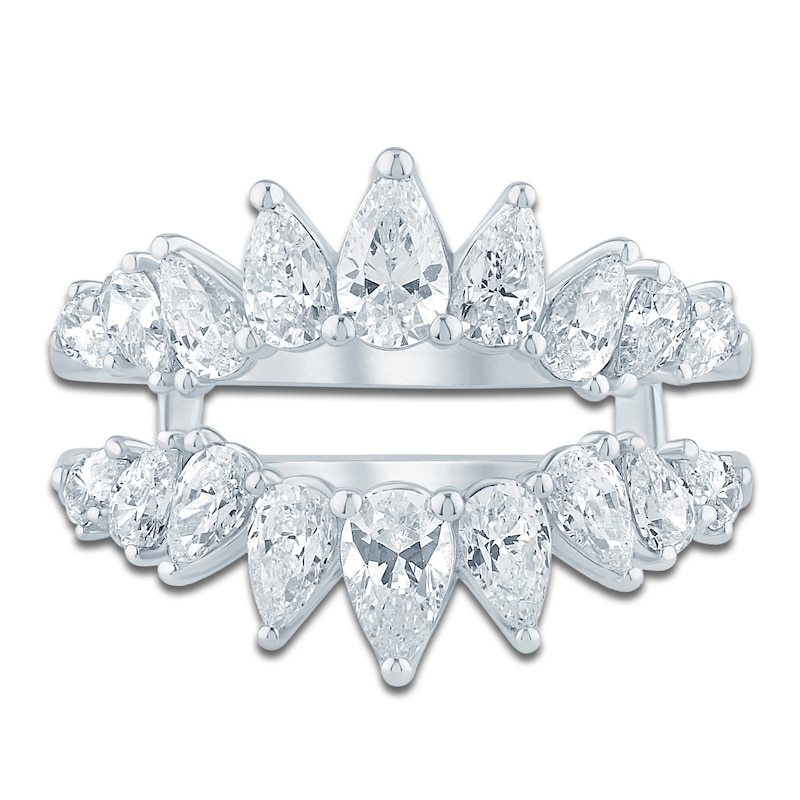 Main Image 3 of Pnina Tornai Pear-Shaped Lab-Grown Diamond Enhancer Ring 2 ct tw 14K White Gold