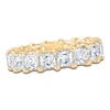 Thumbnail Image 1 of Certified Princess-Cut Diamond Eternity Band 6-3/4 - 8-5/8 ct tw 14K Yellow Gold