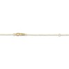 Thumbnail Image 3 of Pear-Shaped Natural Pink Opal, Natural Mother-of-Pearl & Natural Moonstone Necklace 1/20 ct tw Diamonds 14K Yellow Gold 18"