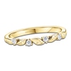 Thumbnail Image 1 of Kirk Kara Diamond Four-Stone Leaf Wedding Band 1/15 ct tw 14K Yellow Gold