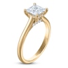 Thumbnail Image 2 of Princess-Cut Lab-Grown Diamond Solitaire Plus Engagement Ring 1-5/8 ct tw 18K Yellow Gold (VS2/F)