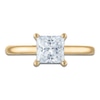 Thumbnail Image 3 of Princess-Cut Lab-Grown Diamond Solitaire Plus Engagement Ring 1-5/8 ct tw 18K Yellow Gold (VS2/F)